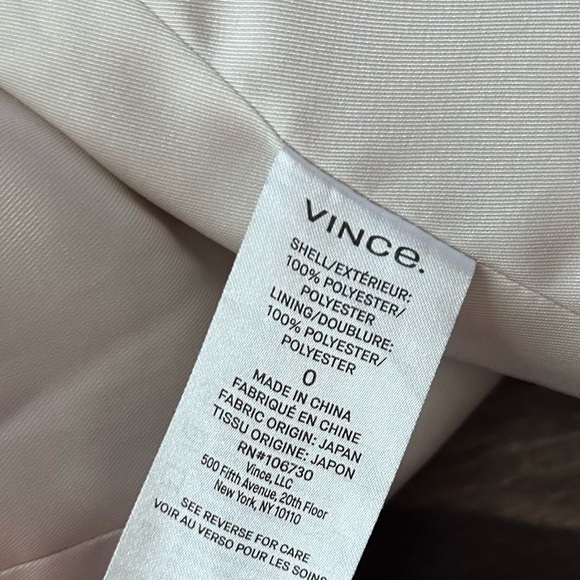 VINCE Boyfriend Blazer in Magnolia Sz 0 - Picture 9 of 9